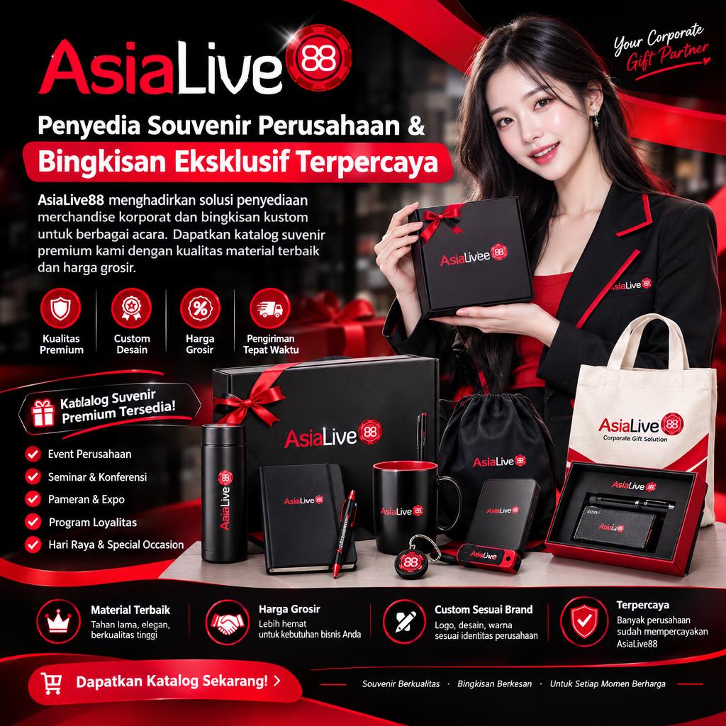 Souvenir perusahaan dan bingkisan eksklusif ASIALIVE88
